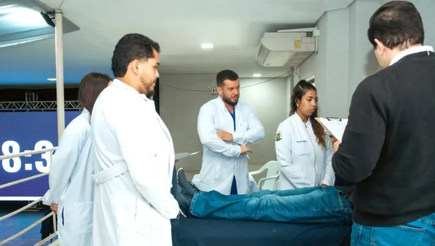 Medicina na UCP de Pedro Juan: estações de simulação clínica garantem excelência no preparo para o Revalida