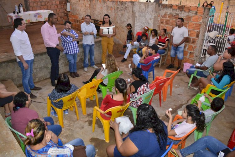 Carlos Bernardo reúne-se com famílias em Anastácio