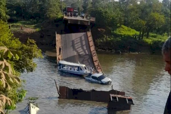 Ponte metálica substituirá estrutura que desabou no AM