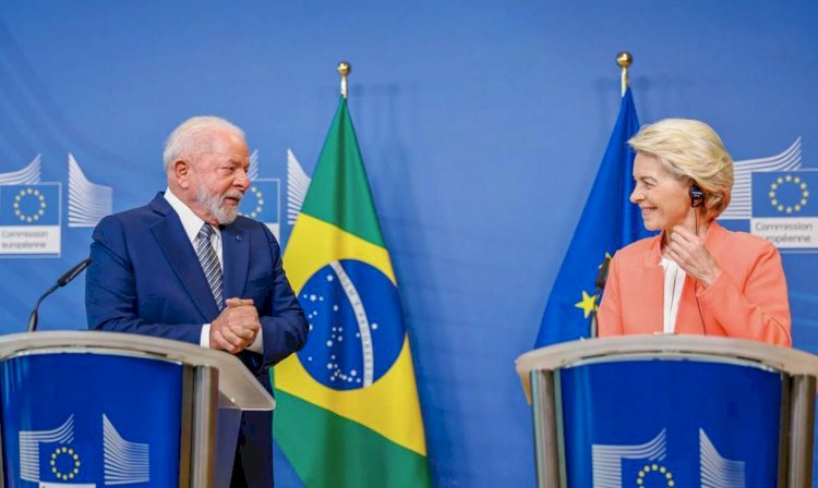 Acordo entre UE e Mercosul pode sair em 2023, diz presidente Lula