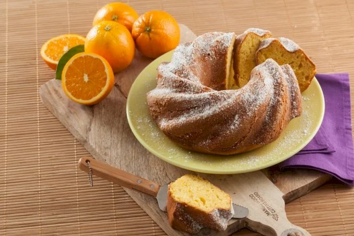 Receita de bolo de laranja fácil