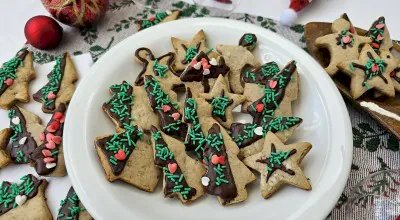 Biscoito de Natal de nozes