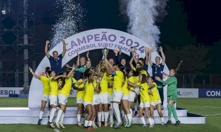 Seleção feminina goleia Paraguai e fatura penta em Sul-Americano Sub17