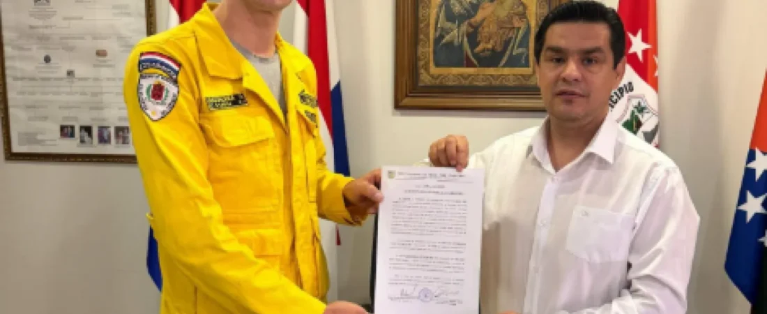 Bombeiros Voluntários recebem autorização para utilização de terreno municipal em Pedro Juan Caballero
