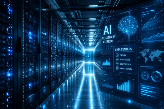 Data centers de inteligência artificial pressionam busca mundial por novas fontes de energia