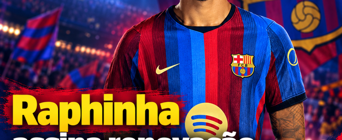 Raphinha renova com o Barcelona até 2030 e consolida papel de protagonista no clube