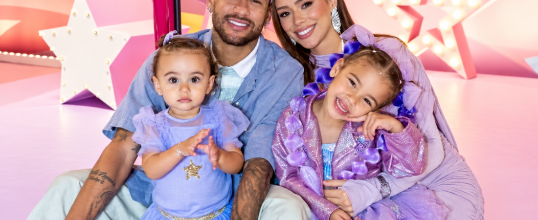 Neymar e Bruna Biancardi celebram 3 anos de Mavie com festa temática e convidados famosos