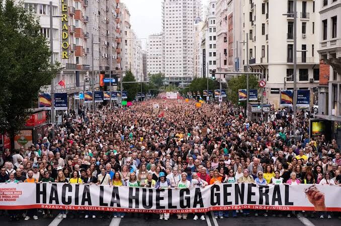 Crise da moradia na Espanha leva sindicatos a marcar greve geral antes das eleições